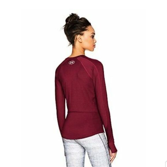 Under Armour Cold Gear Reactor Run Workout Top Large Long Sleeve Round Neck - Picture 2 of 9
